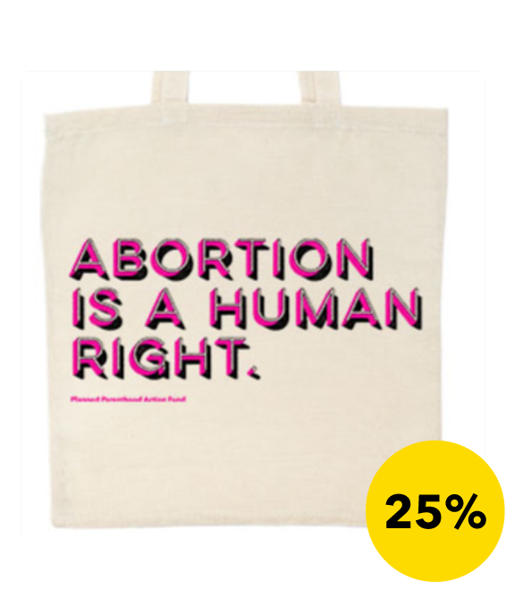 Option 1 design: Abortion is a human right