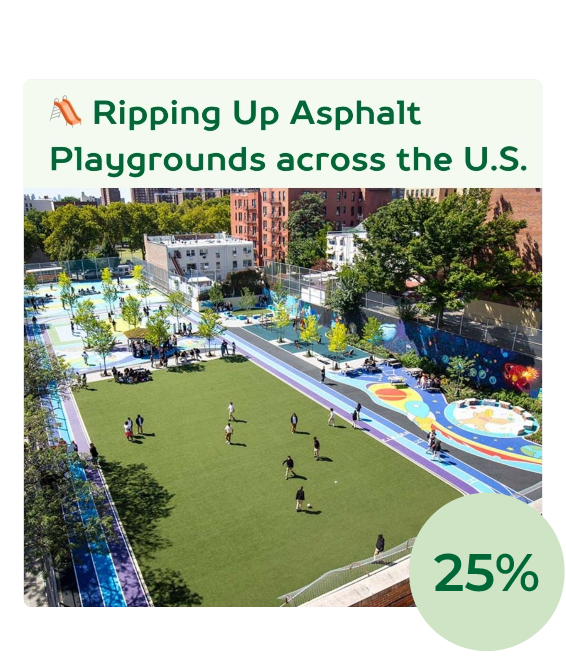 Ripping Up Asphalt Playgrounds across the U.S. 