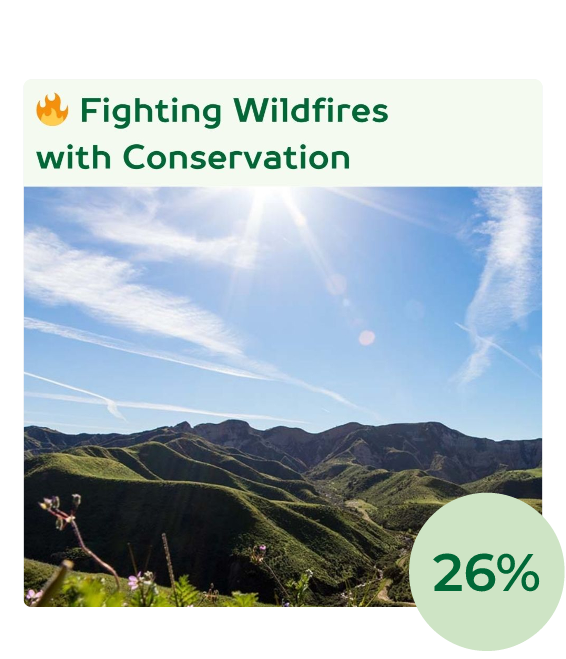 Fighting Wildfires with Conservation 