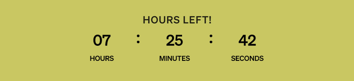 Black Friday Countdown